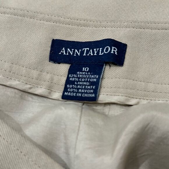 Talbots Tan Side Zip-up Dress Pant - Picture 5 of 6